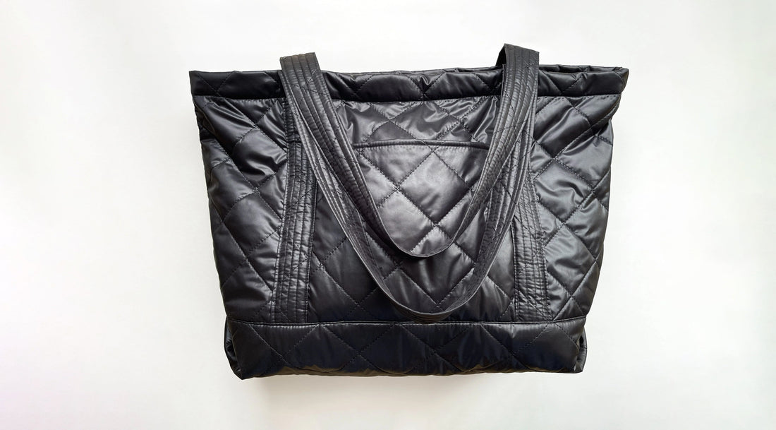 Quilted Nylon Remote Tote