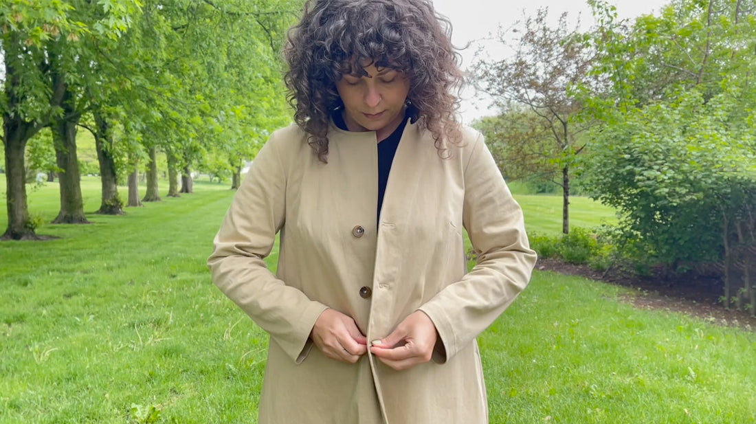 FREE Collarless Template For The Swing Coat