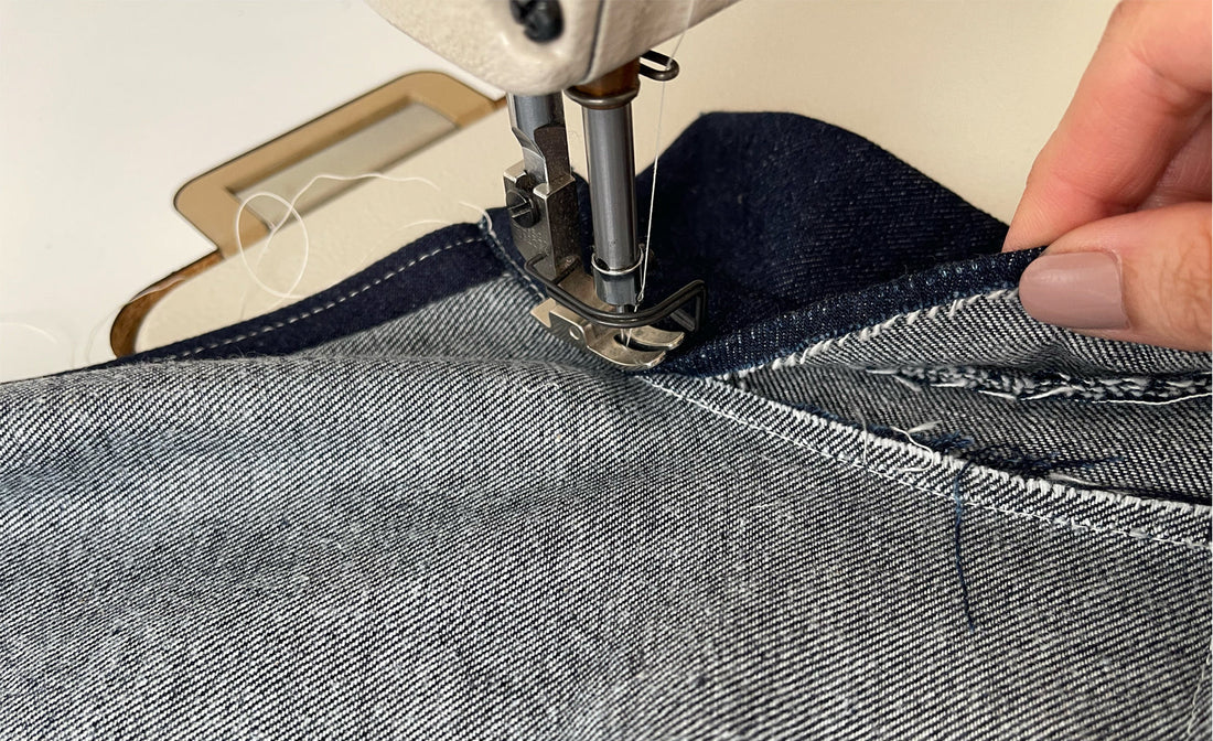 Collar Finishing: Stitching in the Ditch