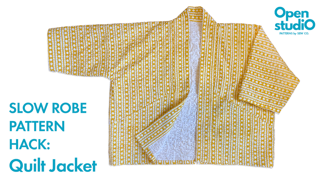 Slow Robe Pattern Hack: Kantha Quilt Jacket
